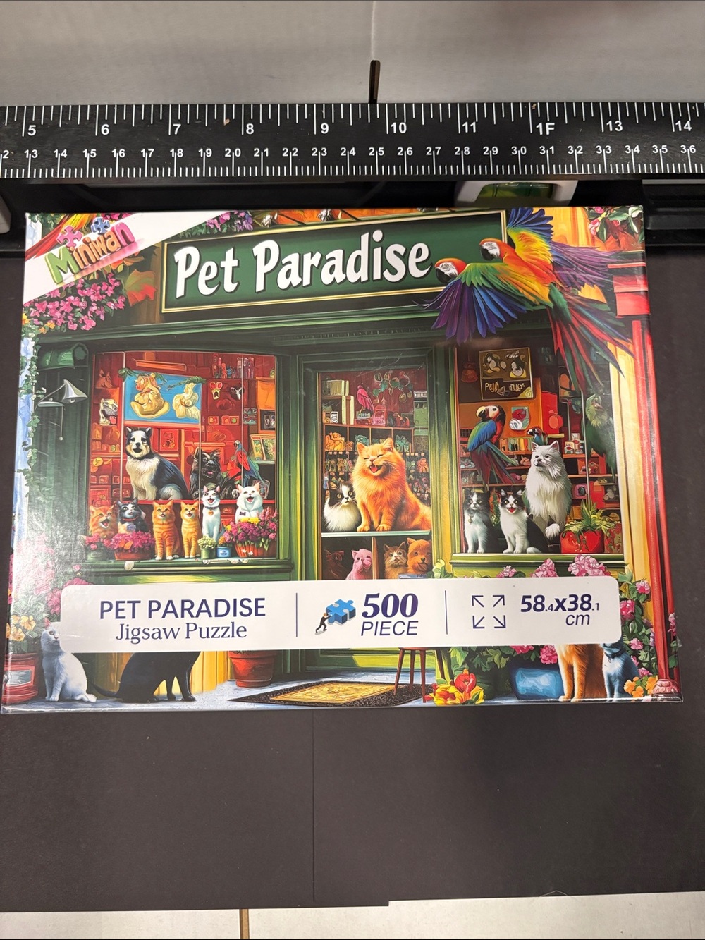 500-Piece Jigsaw Puzzle – Multicolor Pet Shop Scene